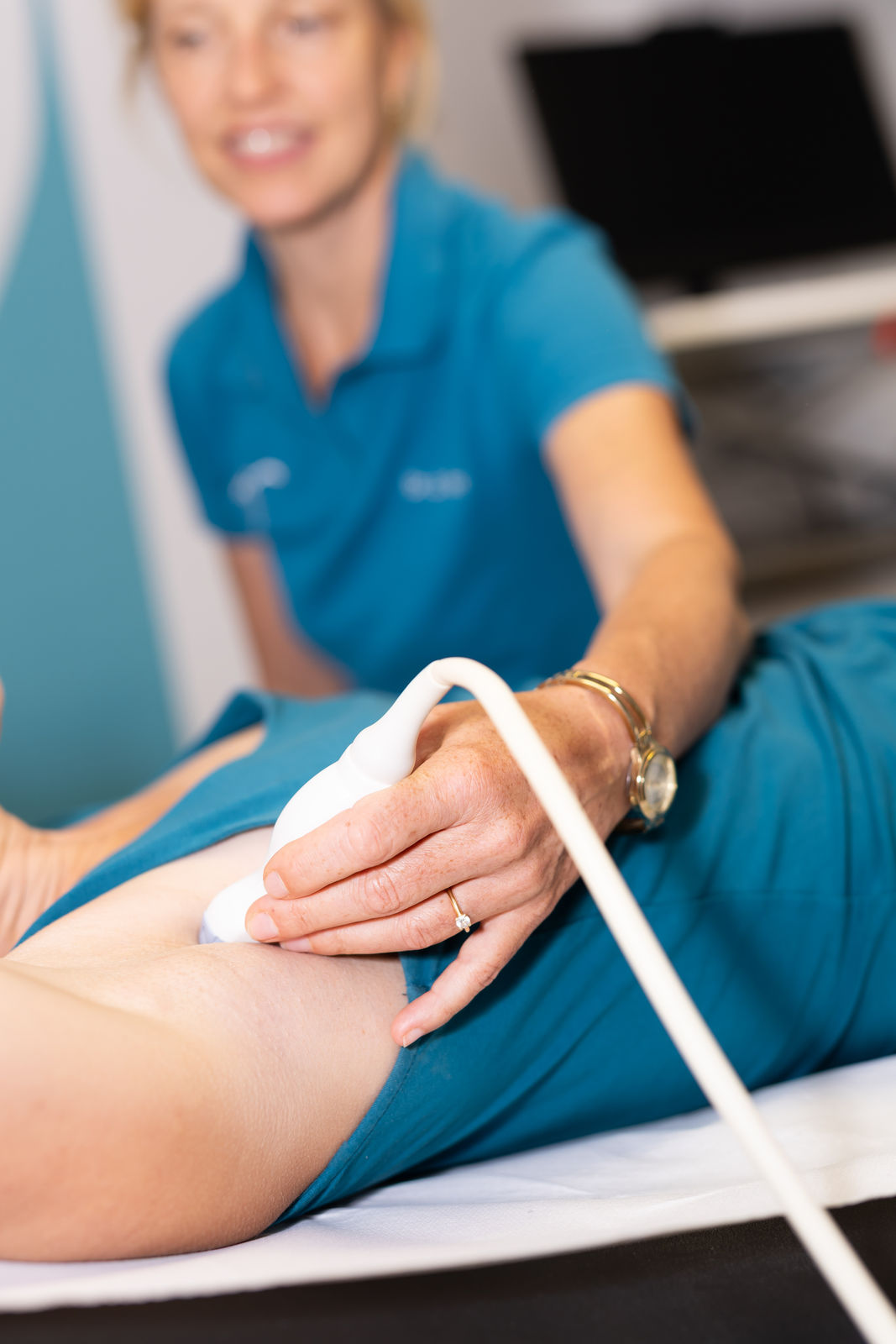 Ultraschalluntersuchung der Brust